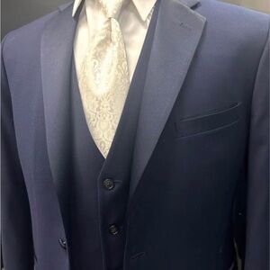 Men's Navy Blue Tuxedo- Bridal Elegance (Cuff’s Formal Wear)